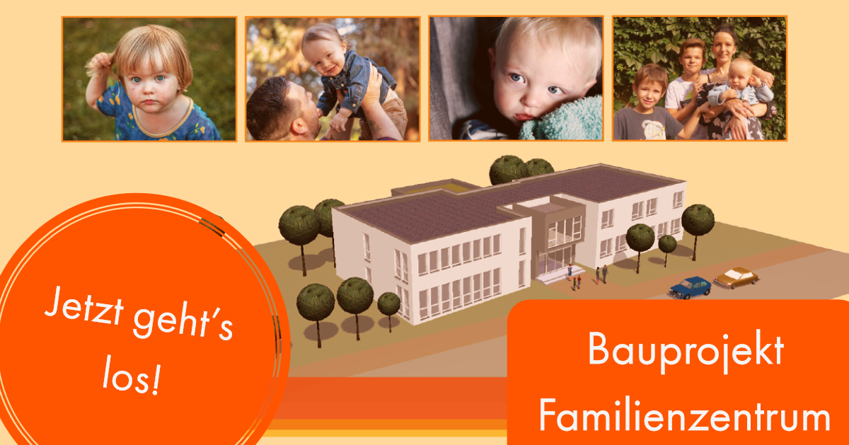 Spende für den Bau eines Kinder- u. Familienzentrums am Roten Berg